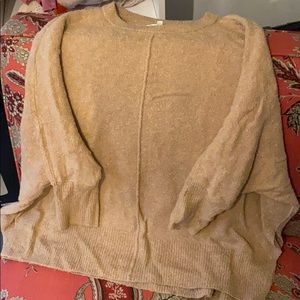 Lou and grey poncho sweater